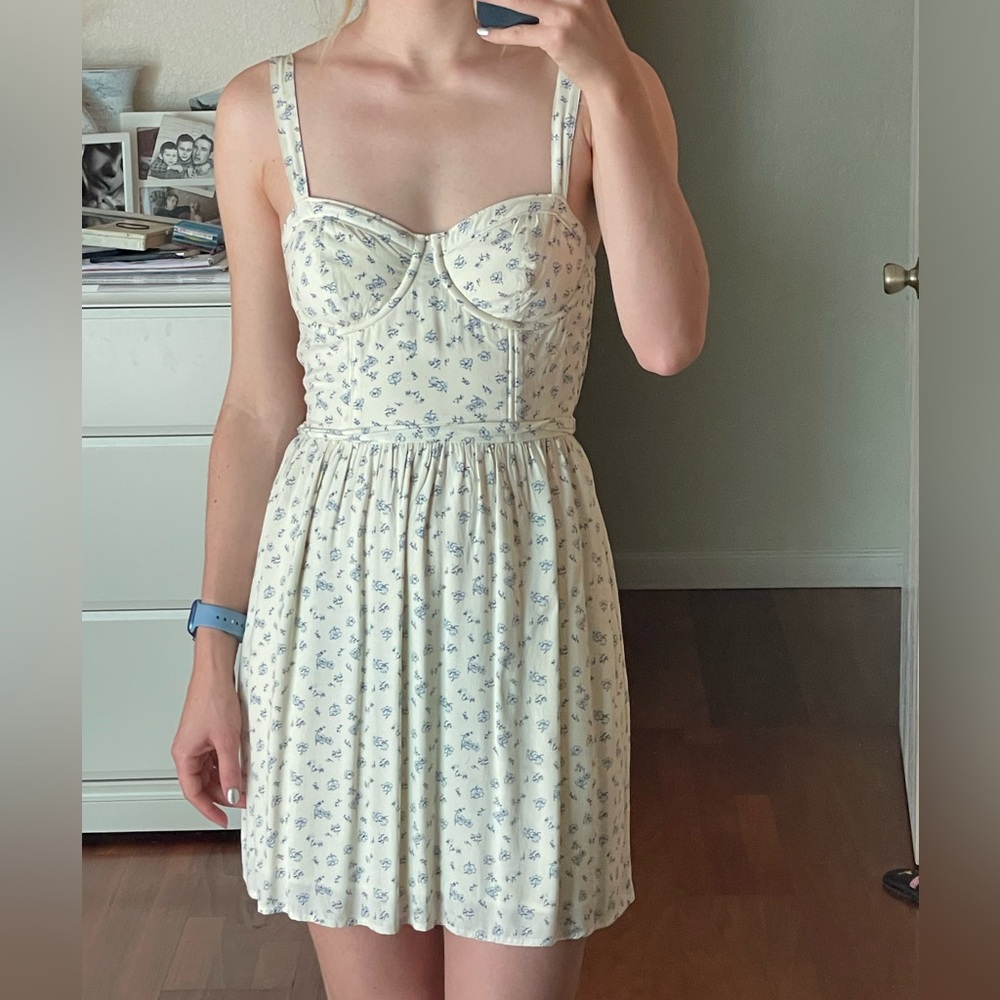 Abercrombie & Fitch mini dress ditsy floral summer